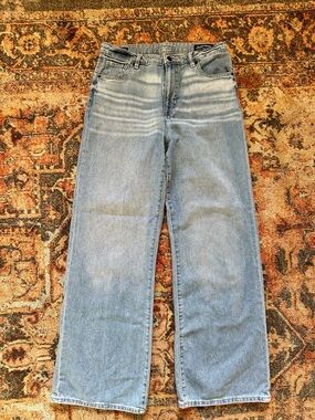 Buffalo David Bitton Light Blue Wide Leg Jeans